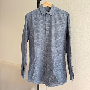 Bar III Patterned Dress Shirt